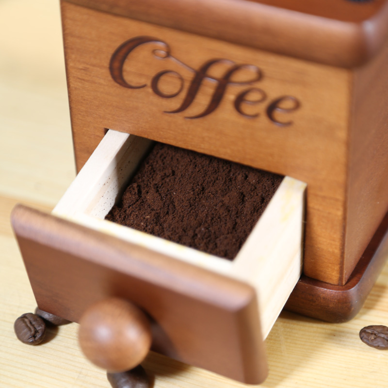 Wooden Manual Coffee Grinder YM3503-大圖4
