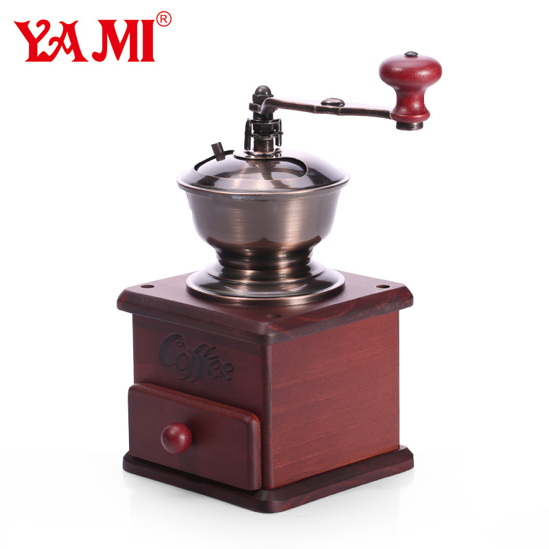 Wooden Manual Coffee Grinder YM3509-大圖1