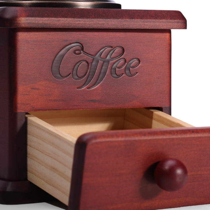 Wooden Manual Coffee Grinder YM3509-大圖2