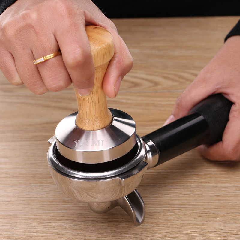 Wooden Coffee Tamaper 57.5mm YM7110-大圖3