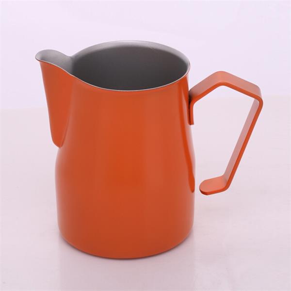 Teflon Milk Pitcher 350cc YM16912W/R/O/B/BL-大圖2