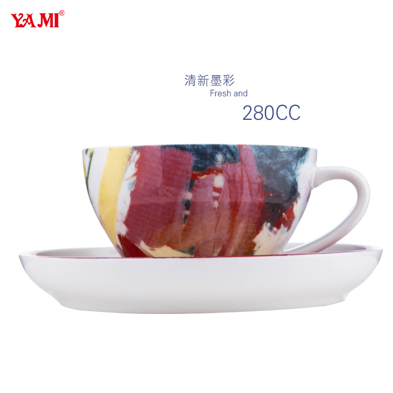 彩繪拿鐵杯