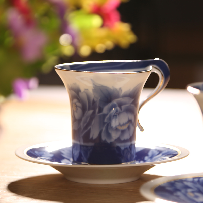 藍(lán)牡丹對(duì)杯-大圖4