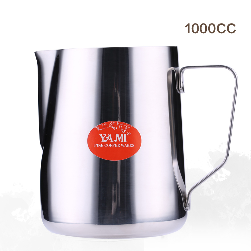 內(nèi)刻度歐式拉花杯1000cc
