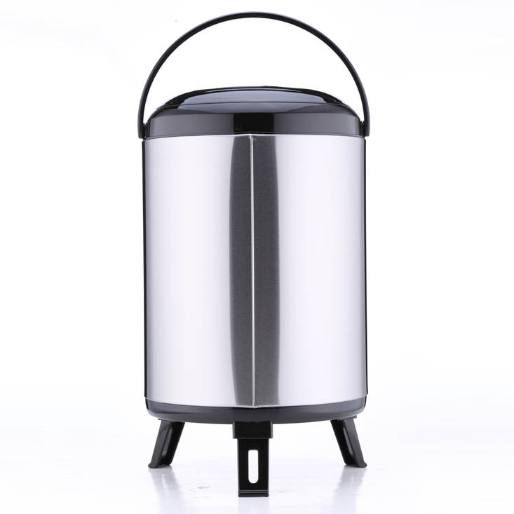 磨沙不銹鋼保溫茶桶 12L-大圖1