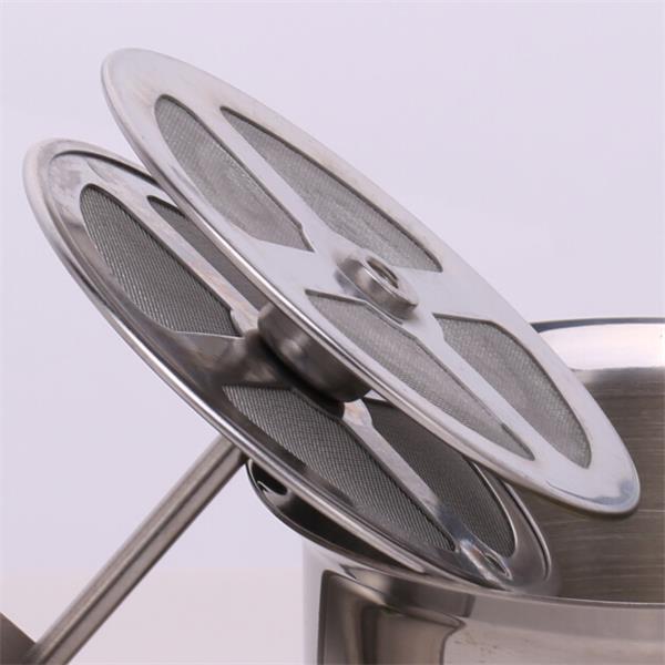 亞光雙層不銹鋼奶泡器 200cc-大圖2
