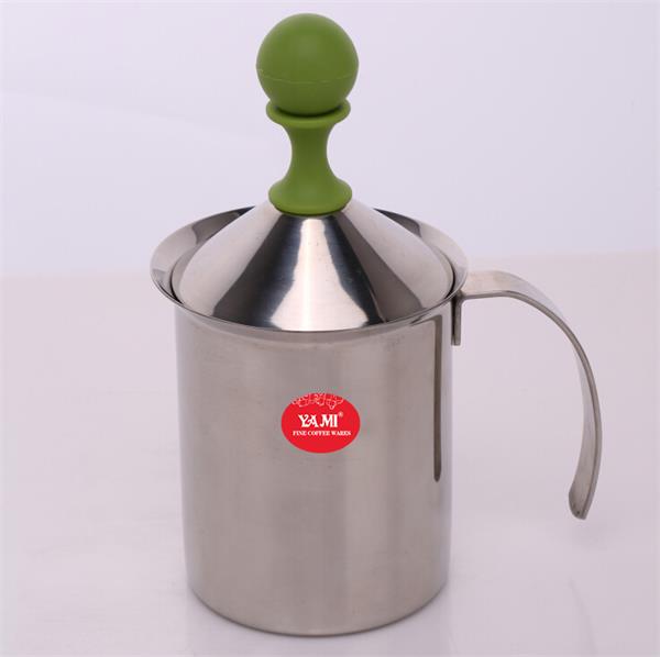 亞光雙層不銹鋼奶泡器  400cc