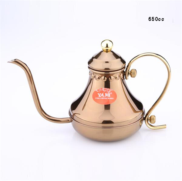 玫瑰金宮廷細(xì)口壺/點(diǎn)狀 650cc