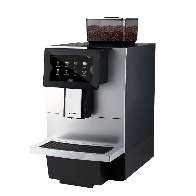 DrCoffee/咖博士 F11全自動(dòng)意式咖啡機(jī)觸屏一鍵奶咖商用咖啡機(jī)-大圖2