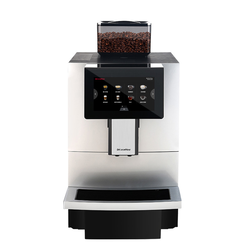 DrCoffee/咖博士 F11全自動(dòng)意式咖啡機(jī)觸屏一鍵奶咖商用咖啡機(jī)-大圖3