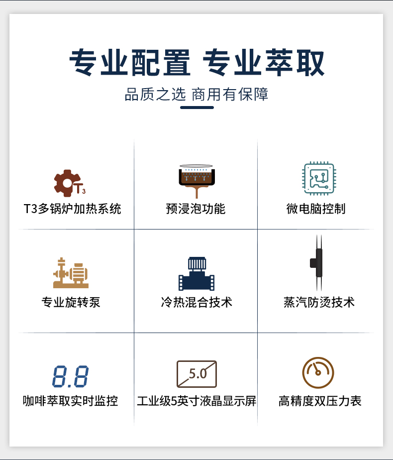 T&Z KT3-2A 太子商用半自動(dòng)咖啡機(jī)