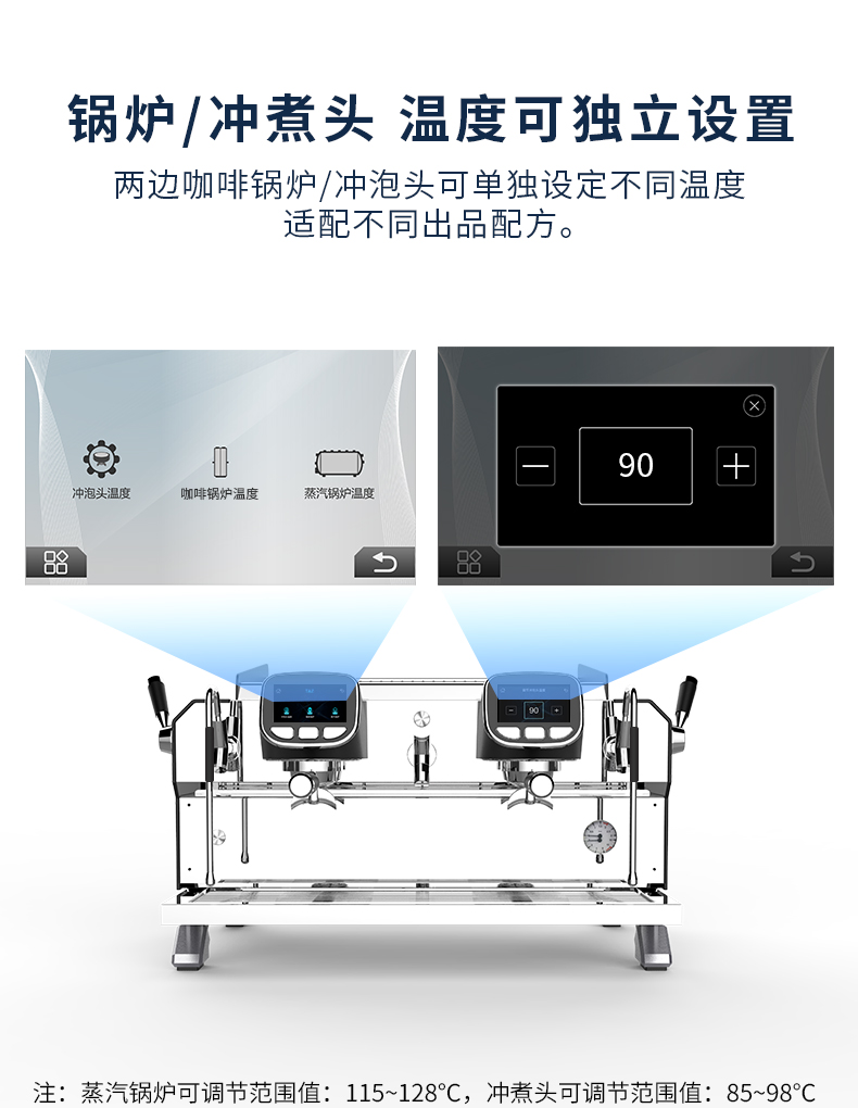 T&Z KT3-2A 太子商用半自動(dòng)咖啡機(jī)